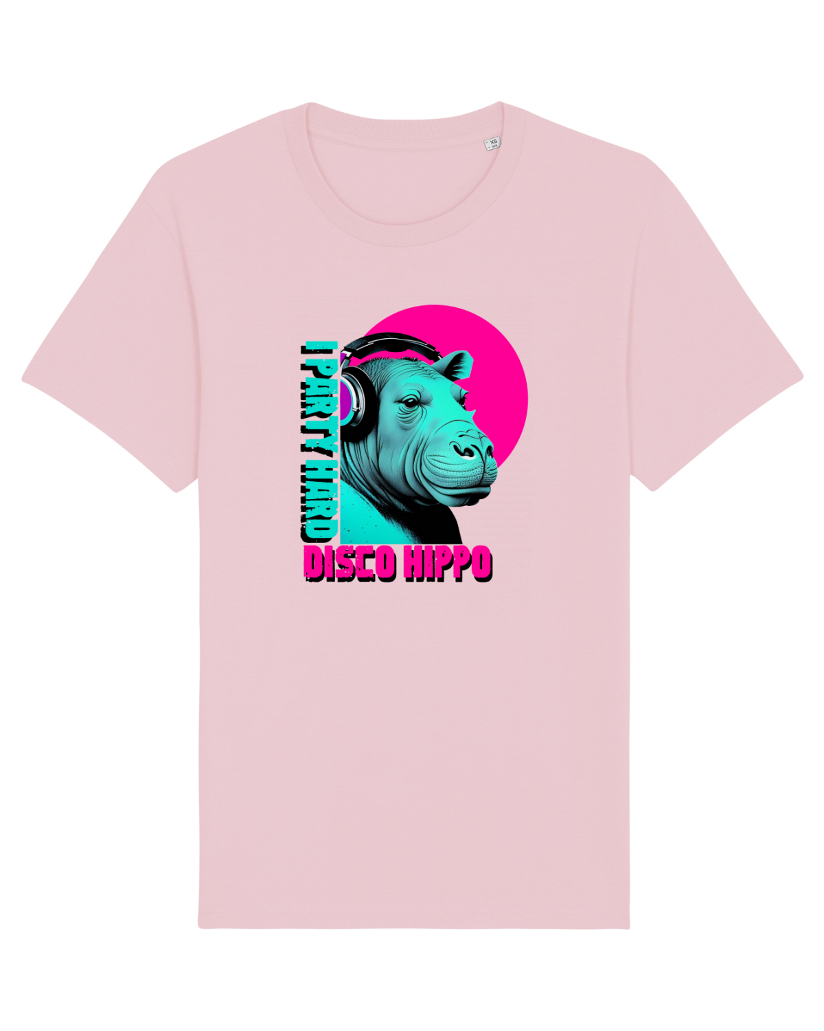 Tricou mânecă scurtă Unisex Rocker Cotton Pink