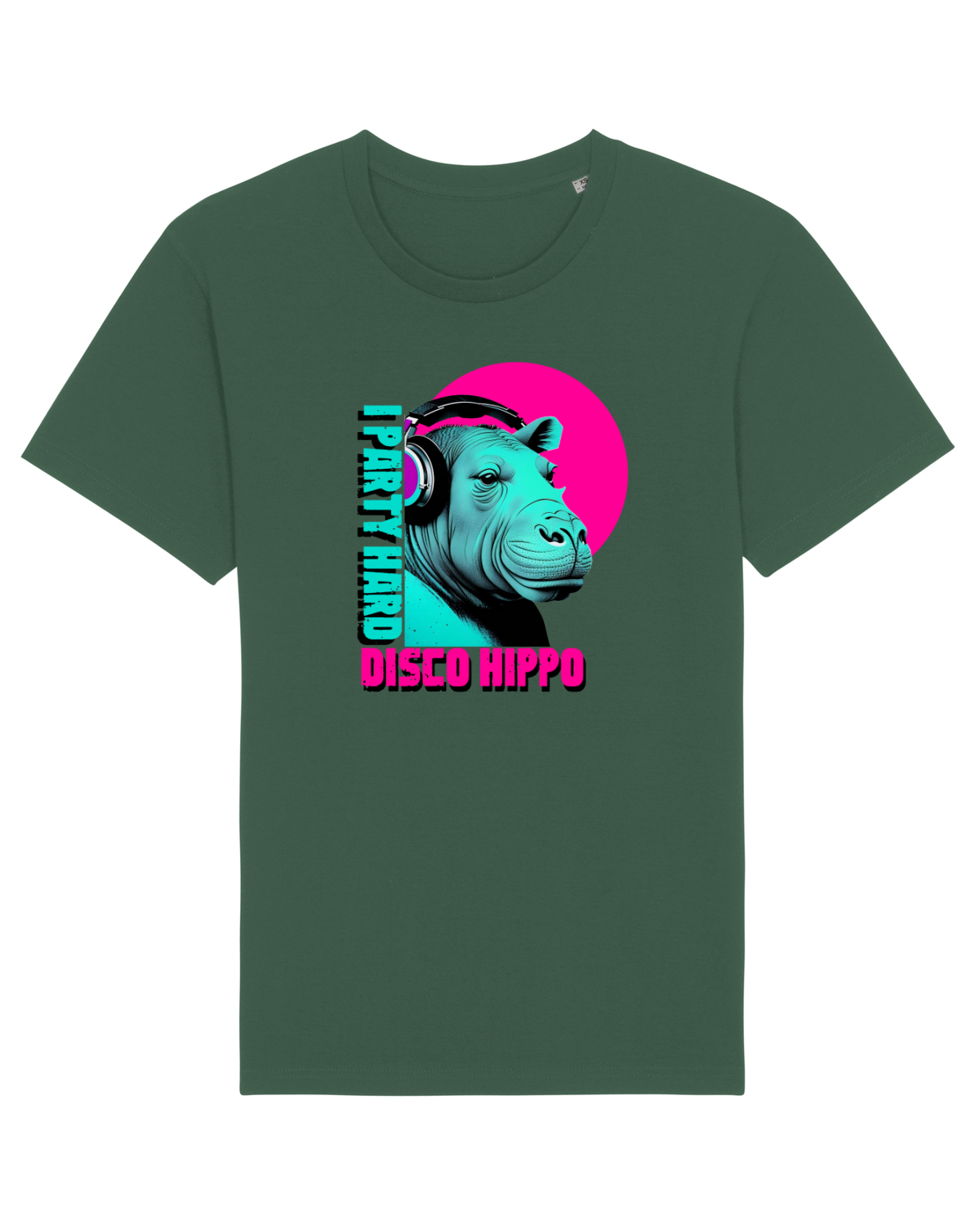 Tricou mânecă scurtă Unisex Rocker Bottle Green