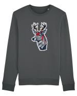 hunter reindeer Bluză mânecă lungă Unisex Rise
