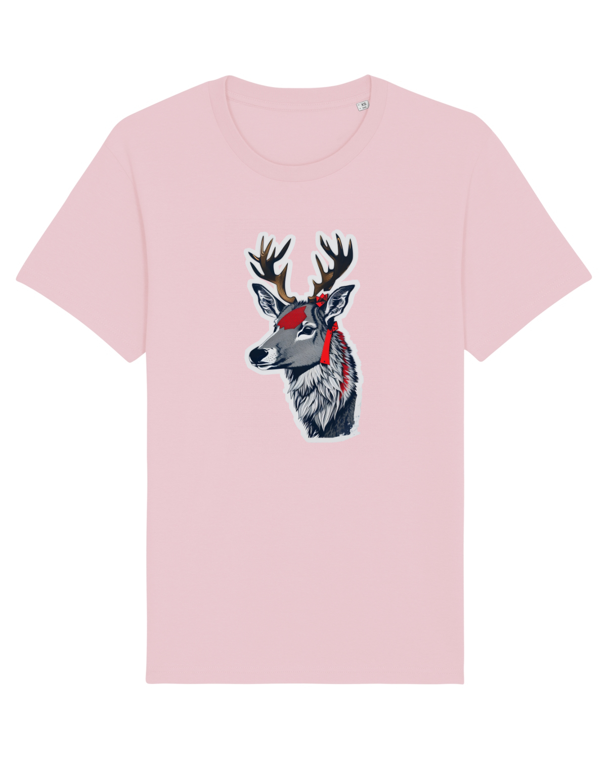 Tricou mânecă scurtă Unisex Rocker Cotton Pink
