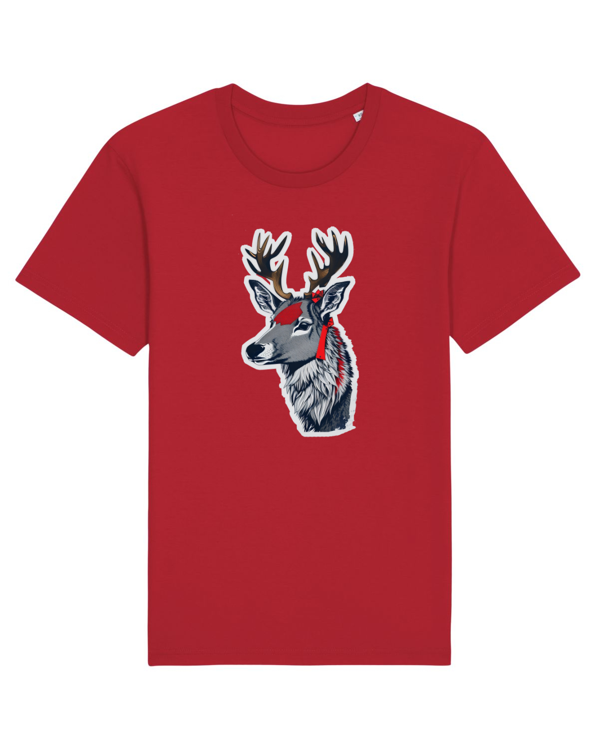 Tricou mânecă scurtă Unisex Rocker Red