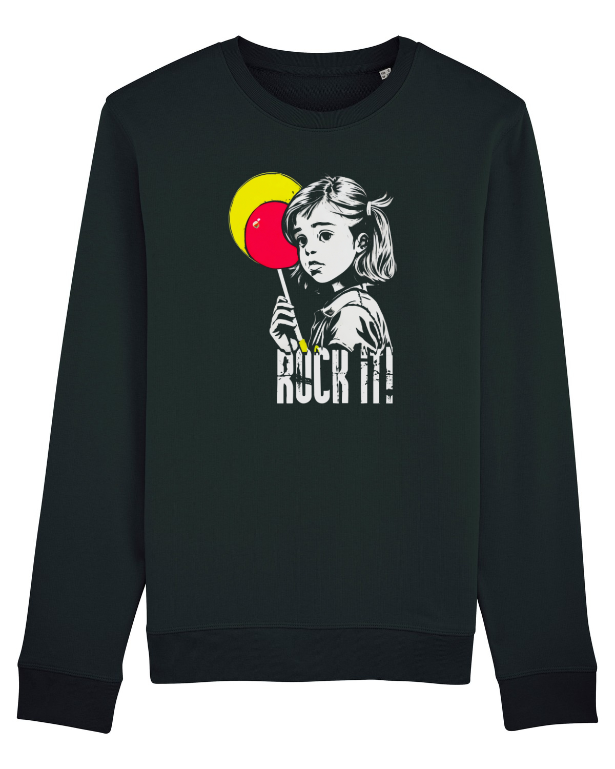 Bluză mânecă lungă Unisex Rise Black