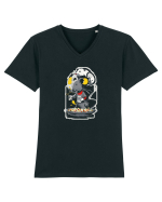 omelette du fromage Tricou mânecă scurtă guler V Bărbat Presenter