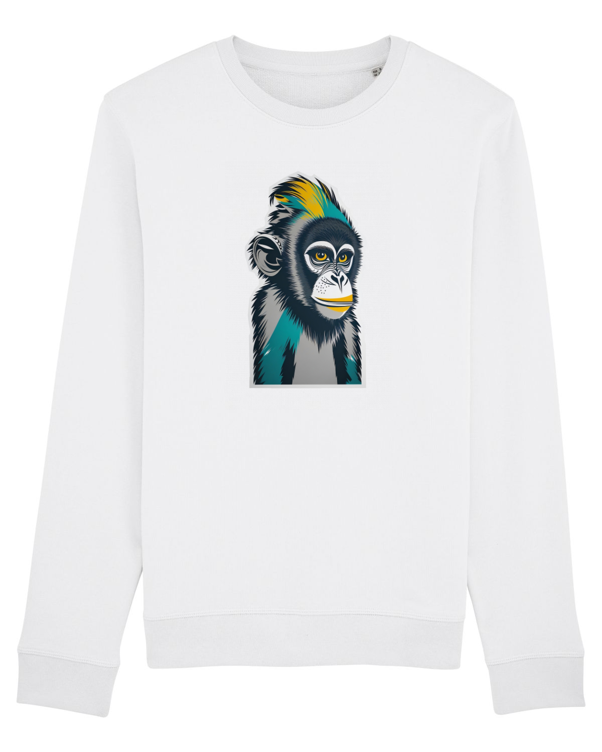 Bluză mânecă lungă Unisex Rise White