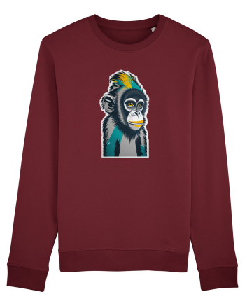monkey pop Burgundy