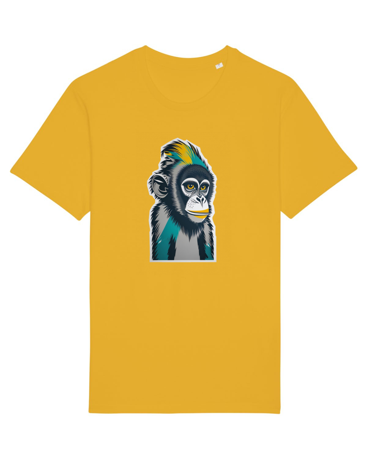 Tricou mânecă scurtă Unisex Rocker Spectra Yellow