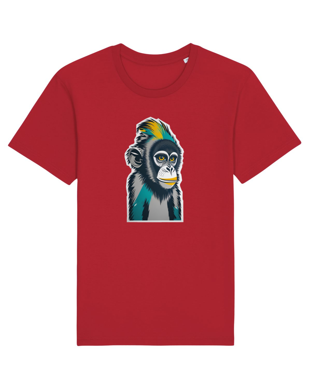 Tricou mânecă scurtă Unisex Rocker Red