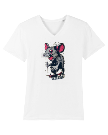 crazy rat White