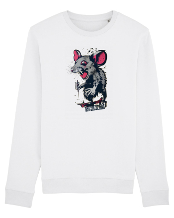 crazy rat White
