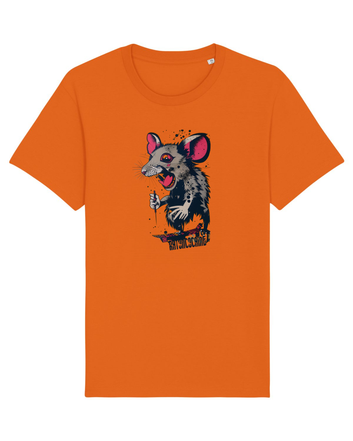 Tricou mânecă scurtă Unisex Rocker Bright Orange