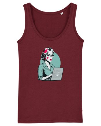 apple mom Burgundy