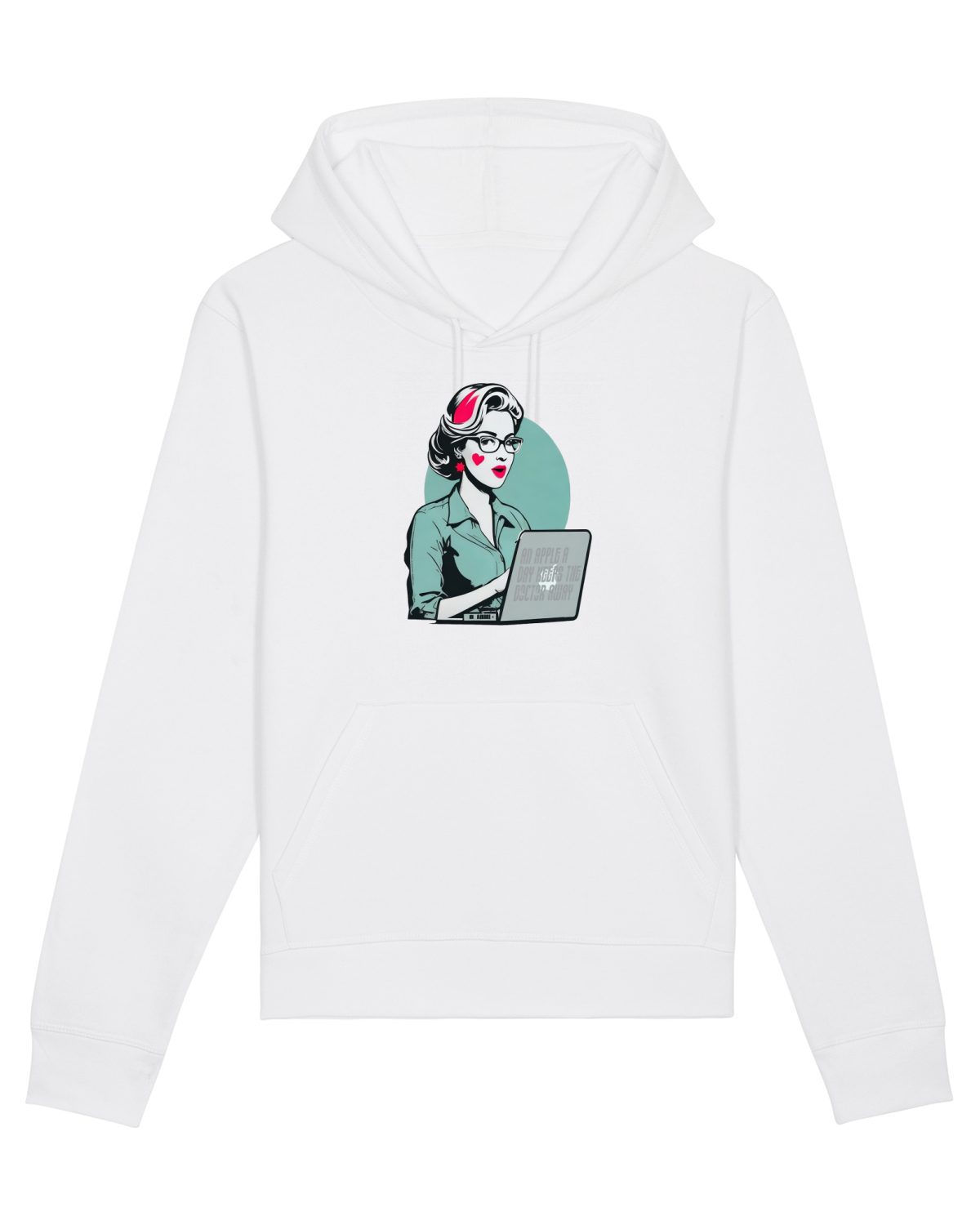 Hanorac Unisex Drummer White
