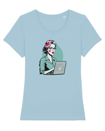 apple mom Sky Blue
