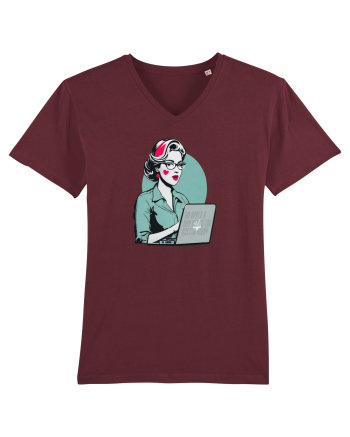 apple mom Burgundy