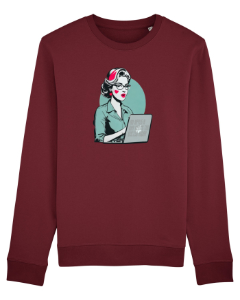 apple mom Burgundy