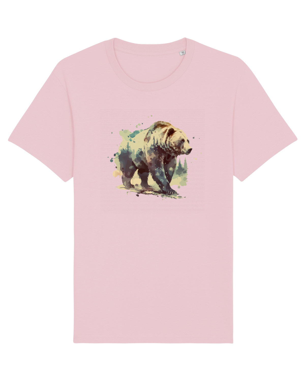 Tricou mânecă scurtă Unisex Rocker Cotton Pink