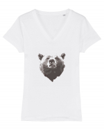 Grizzly Georginio_9 Tricou mânecă scurtă guler V Damă Evoker