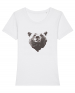 Grizzly Georginio_9 Tricou mânecă scurtă guler larg fitted Damă Expresser