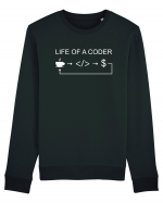 Coder life Bluză mânecă lungă Unisex Rise