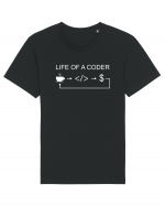 Coder life Tricou mânecă scurtă Unisex Rocker