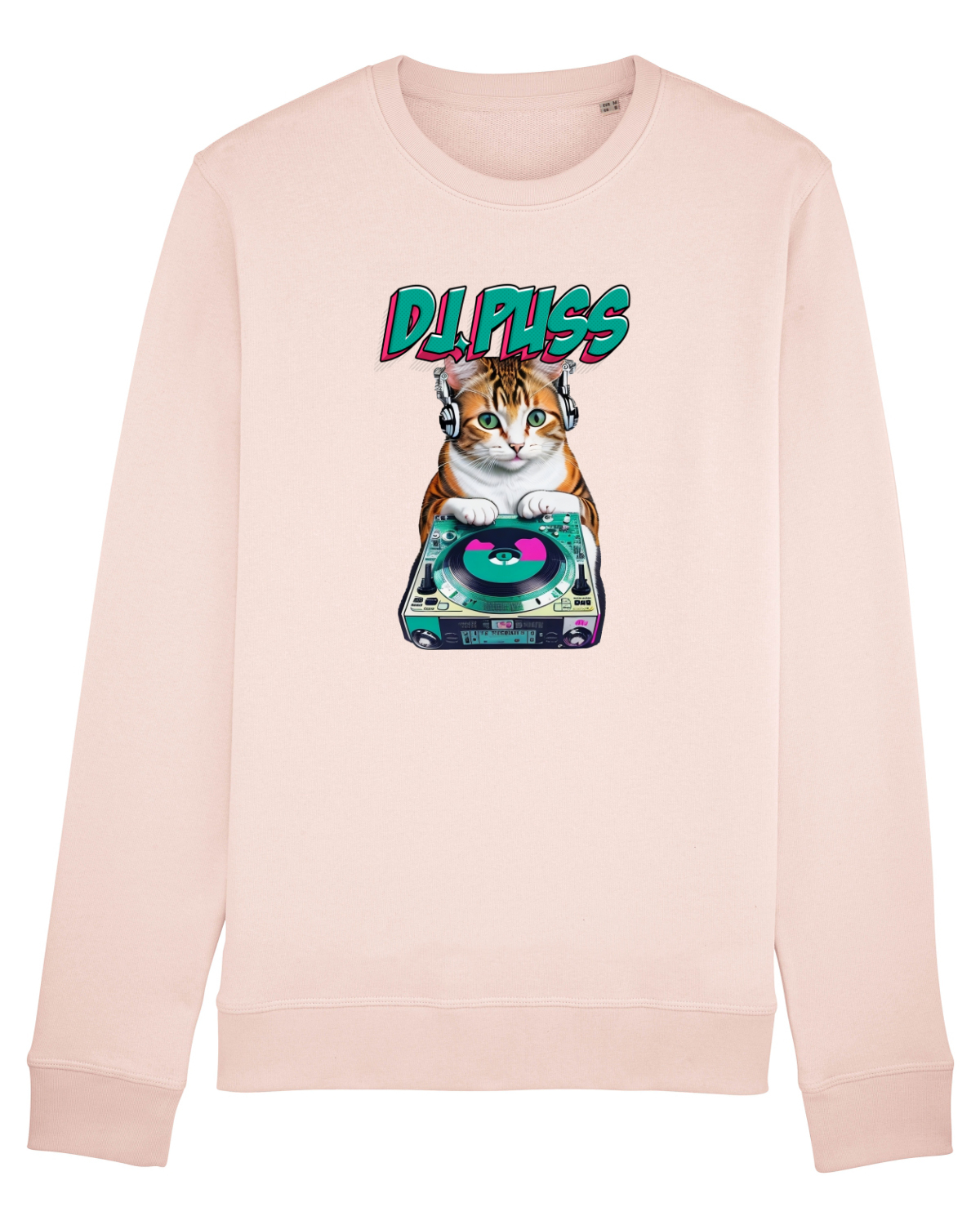 Bluză mânecă lungă Unisex Rise Candy Pink