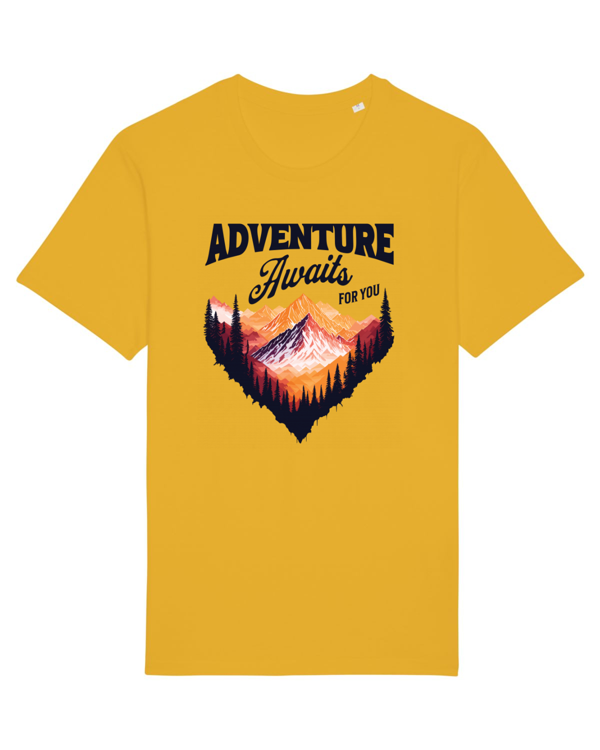 Tricou mânecă scurtă Unisex Rocker Spectra Yellow
