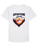pentru pasionații de drumeții - Adventure awaits for you Tricou mânecă scurtă guler larg Bărbat Skater