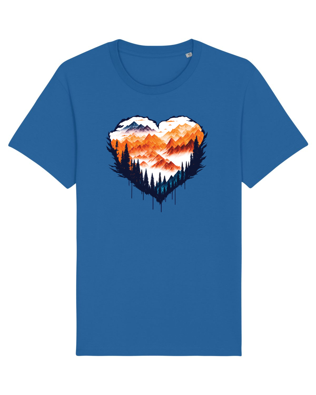 Tricou mânecă scurtă Unisex Rocker Royal Blue