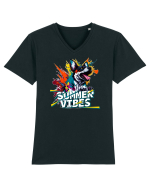 summer vibes Tricou mânecă scurtă guler V Bărbat Presenter