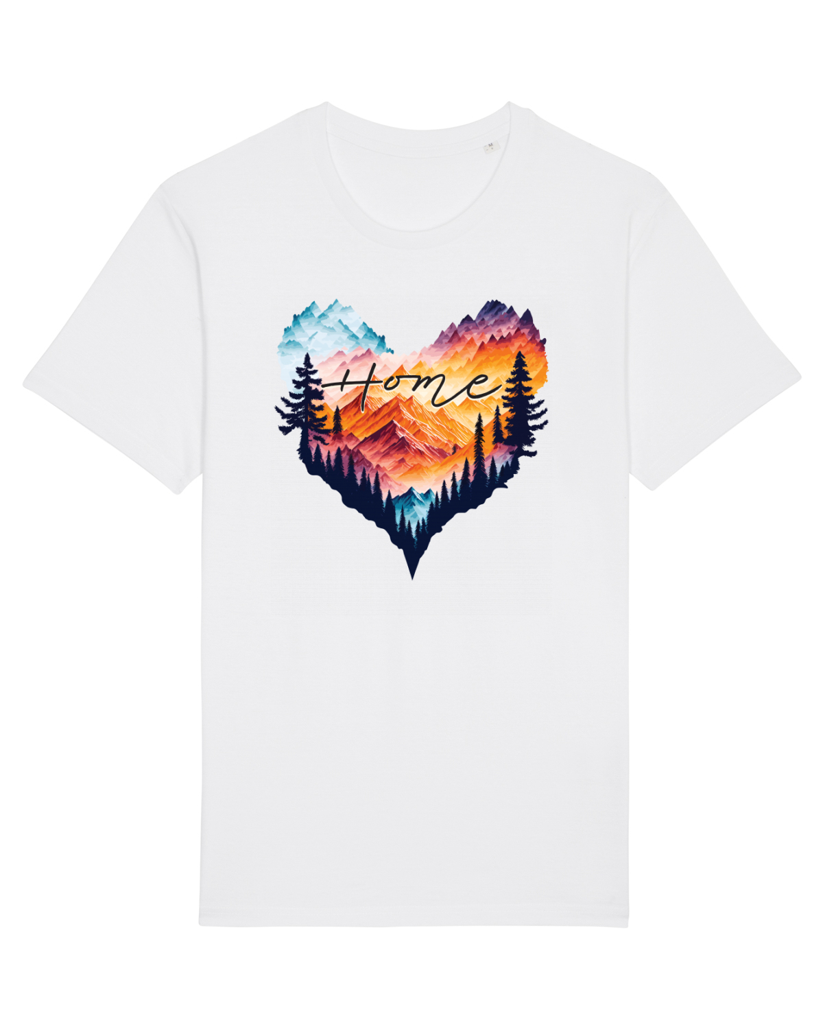 Tricou mânecă scurtă Unisex Rocker White