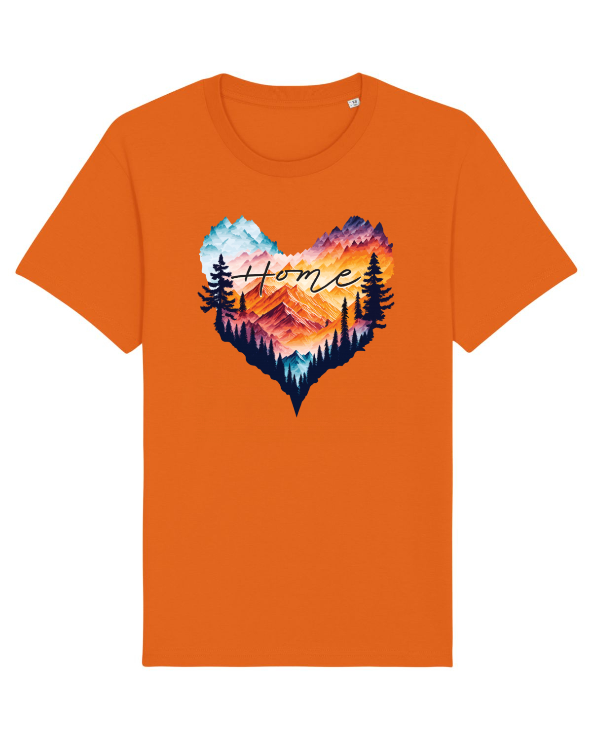 Tricou mânecă scurtă Unisex Rocker Bright Orange