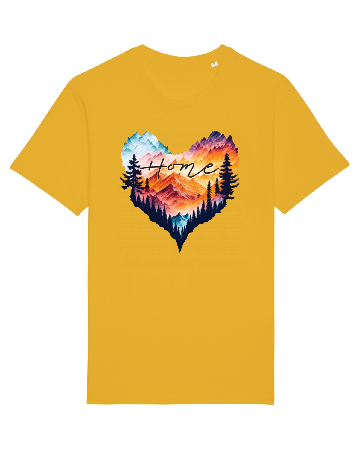 Tricou mânecă scurtă Unisex Rocker Spectra Yellow
