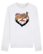 pentru pasionații de drumeții - Home is where your heart is Bluză mânecă lungă Unisex Rise