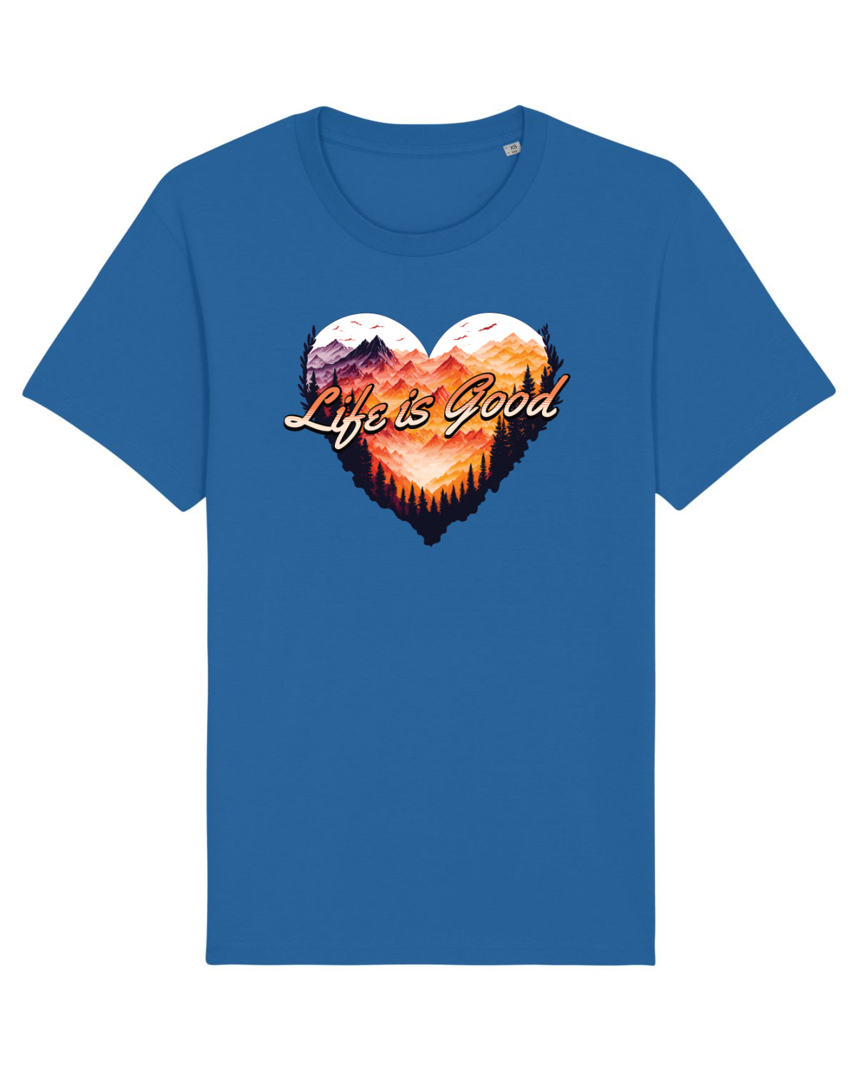 Tricou mânecă scurtă Unisex Rocker Royal Blue