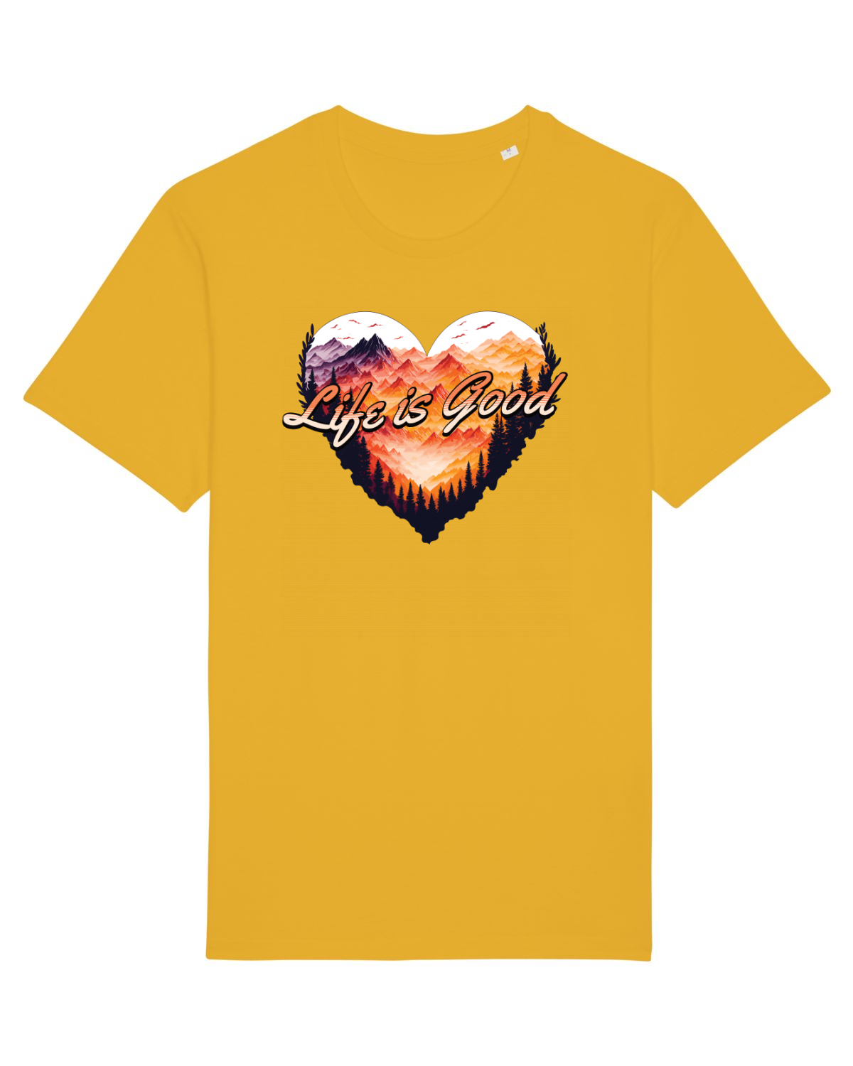Tricou mânecă scurtă Unisex Rocker Spectra Yellow