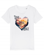 pentru pasionații de drumeții - Live love hike Tricou mânecă scurtă  Copii Mini Creator