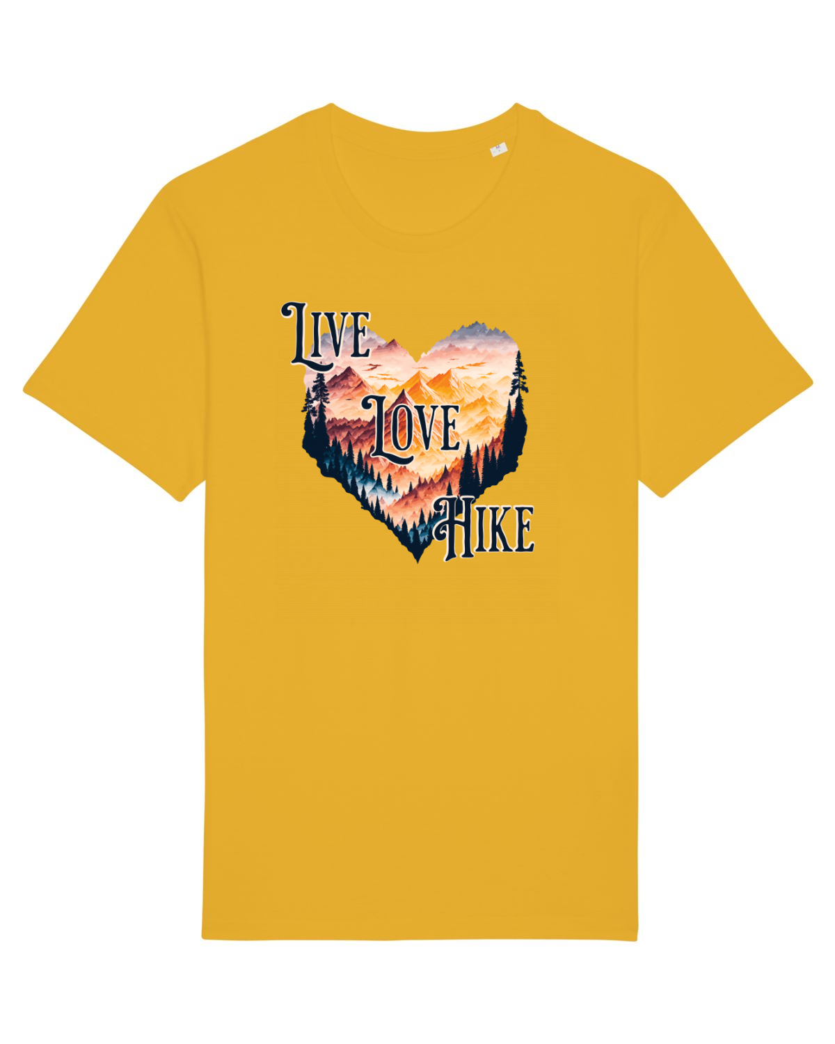 Tricou mânecă scurtă Unisex Rocker Spectra Yellow