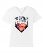 pentru pasionații de drumeții - Mountain Adventurer Tricou mânecă scurtă guler V Bărbat Presenter