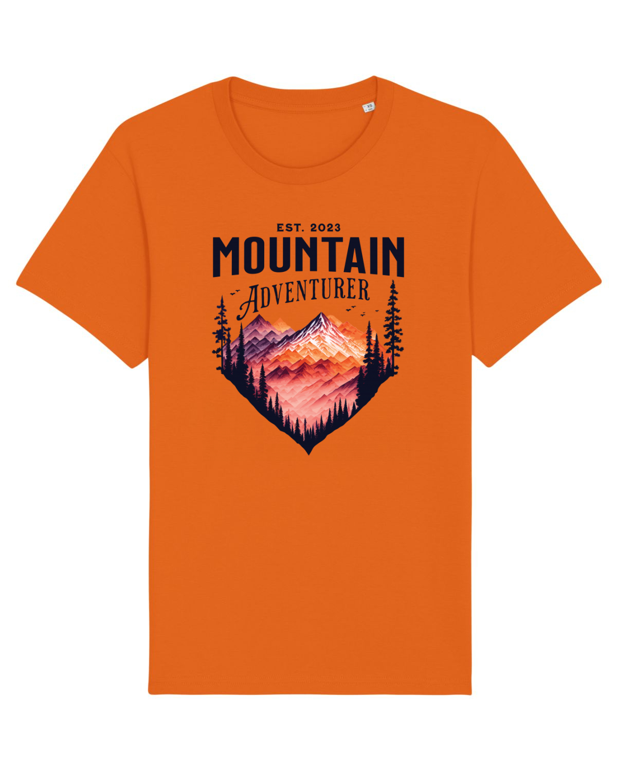Tricou mânecă scurtă Unisex Rocker Bright Orange