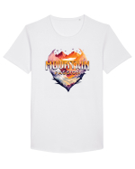 pentru pasionații de drumeții - Mountain passion Tricou mânecă scurtă guler larg Bărbat Skater