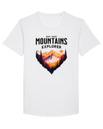 pentru pasionații de drumeții - Mountains explorer Tricou mânecă scurtă guler larg Bărbat Skater