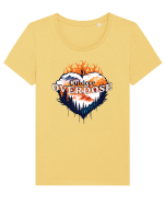 pentru pasionații de drumeții - Outdoor overdose Tricou mânecă scurtă guler larg fitted Damă Expresser