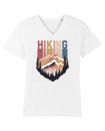 in stil grunge - Hiking emblem Tricou mânecă scurtă guler V Bărbat Presenter