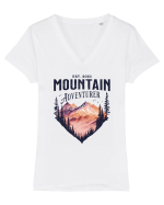 in stil grunge - Mountain Adventurer Tricou mânecă scurtă guler V Damă Evoker