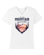 in stil grunge - Mountain Adventurer Tricou mânecă scurtă guler V Bărbat Presenter