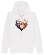 in stil grunge - Wild and free Hanorac cu fermoar Unisex Connector
