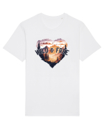 in stil grunge - Wild and free Tricou mânecă scurtă Unisex Rocker