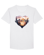 in stil grunge - Wild and free Tricou mânecă scurtă guler larg Bărbat Skater
