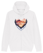 in stil grunge - Wild heart Hanorac cu fermoar Unisex Connector