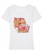 Be Kind Rewind Tricou mânecă scurtă guler larg fitted Damă Expresser